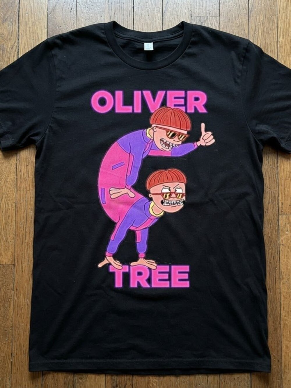 Oliver Tree Two Olivers Cartoon Dog Pose Graphic Unisex T-Shirt